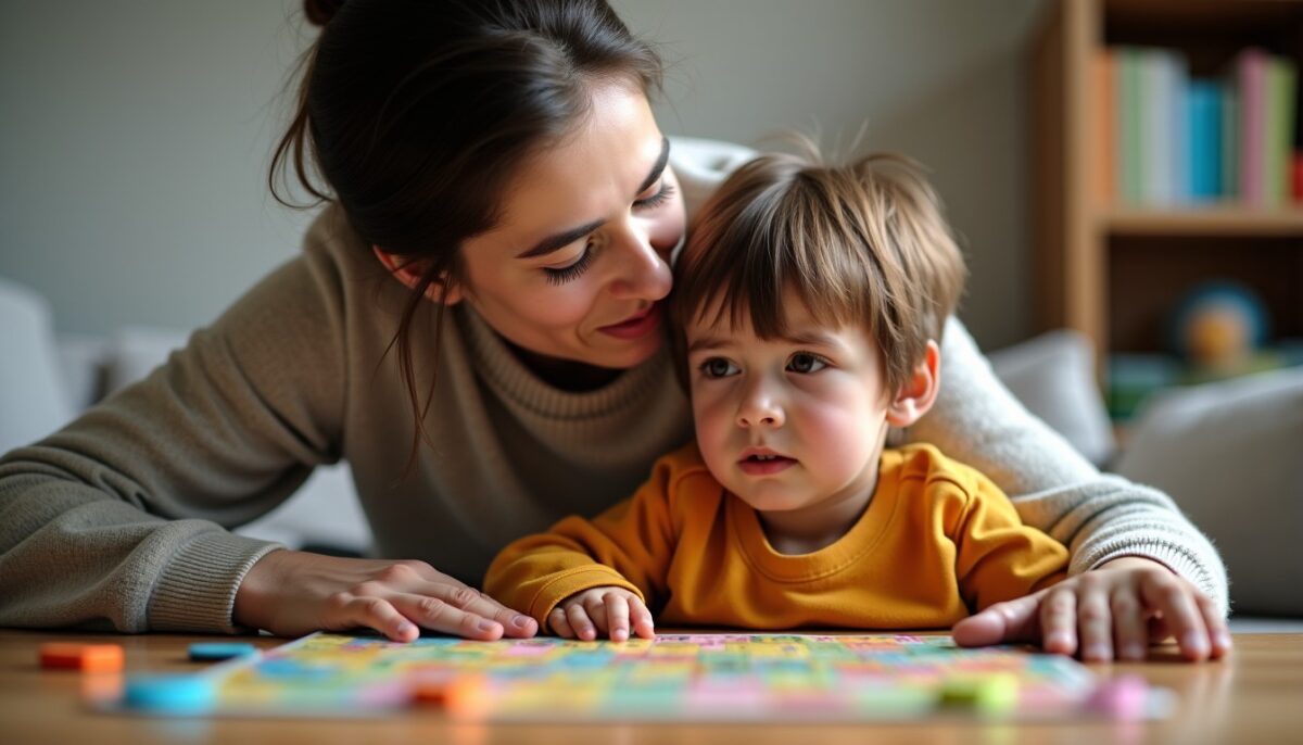 Jeux sans cris : apaiser un enfant qui renverse le plateau après une défaite